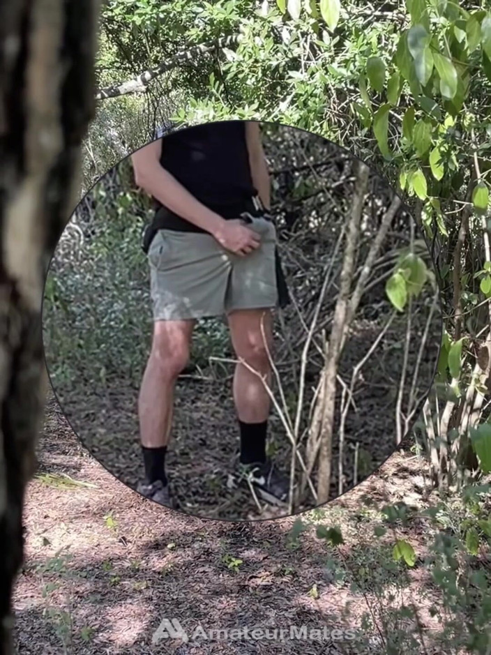 AmateurMates: Amateur Boy Caught Jerking-off in the Woods