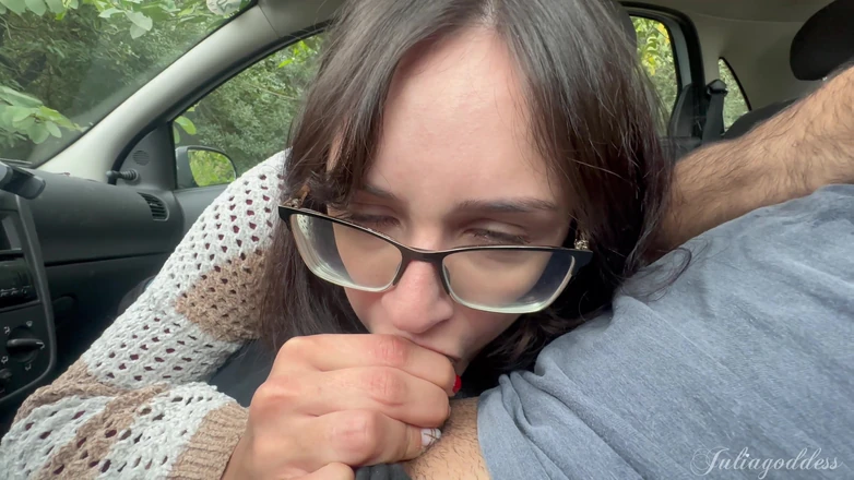 Shamelesscouple: Boquete no carro - garganta profunda, foreskin e gozada