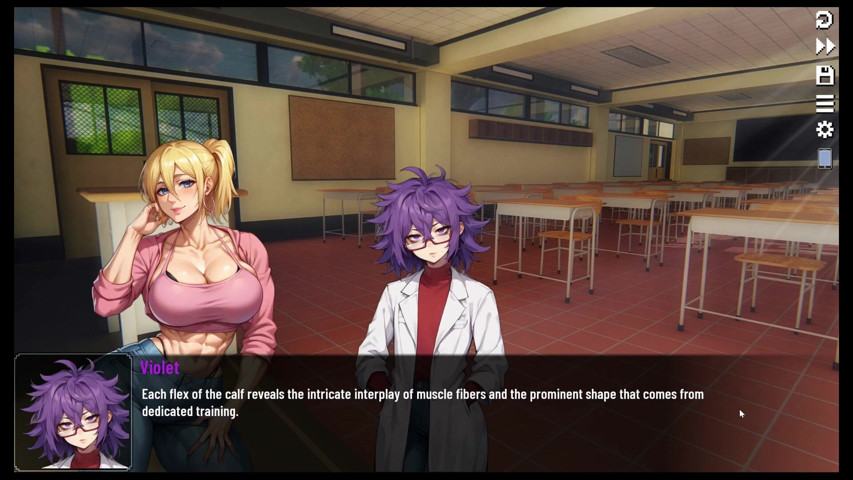 Futanari Muscle Growth World Femboy Hentai Game Ep.4 Small Dick Guy Swallow Spit Before Going to Gloryhole Bathroom! (Cum in Futa)