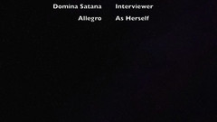 Aaexperinces trans: Teil 3:- Domina satana Interviews Allegro