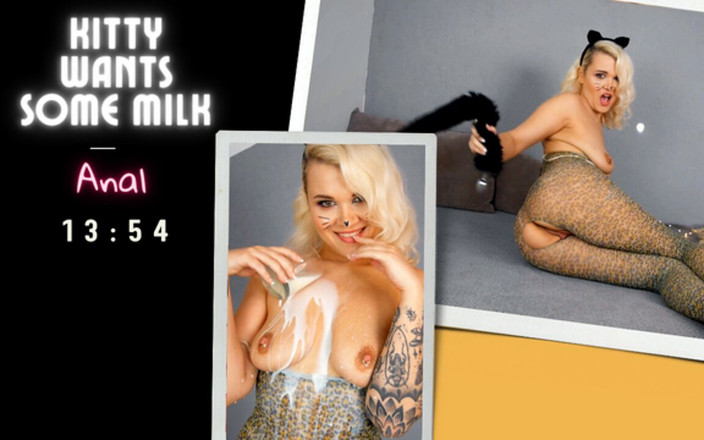 Marlene Moore: Kitty ingin susu. Masturbasi anal