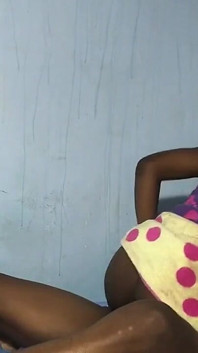Ebony Babe Walked in on Her Dreaming Boyfriend