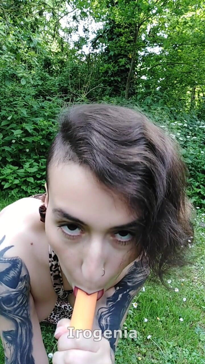 Irogenia: In the Middle of the Forest a Horny Slut Fills...