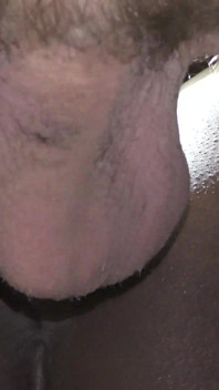 Cum Flowing Out of Black Cunt with Bwc