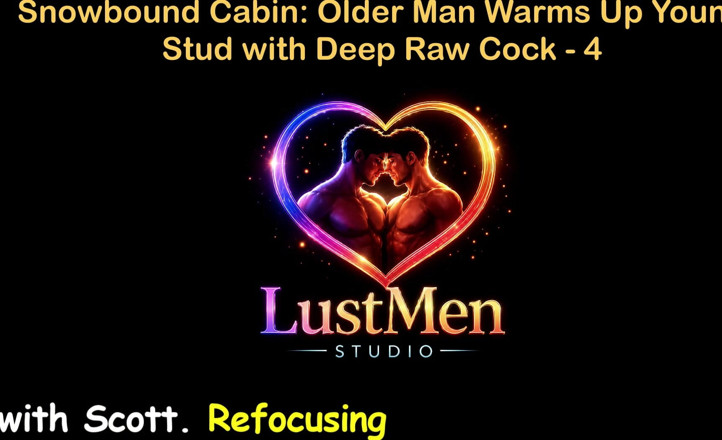 LustMen: Cerita seks gay audio inggeris - snowbound kabin lelaki tua memanaskan...