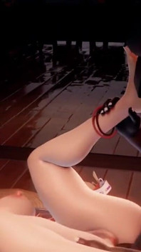 Genshin Impact Yae Miko Fucked Roughly by a Hilichurl - Barefoot Missionary Sex Video
