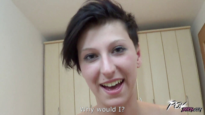 POV Bitch: Emylia Argan titten &amp; süße muschi für creampie