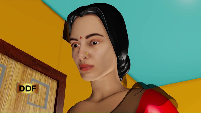 Dark desi fantasy: S5-ep-03 Pobre India Gordita Pooja Y Propietaria