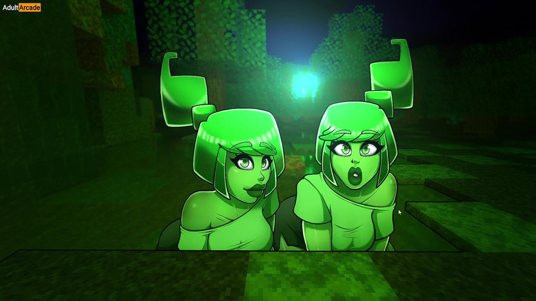 LewdArcade: HornyCraft Gallery секс-сцены коллекция [часть 08] Пародия на Minecraft, порно игра