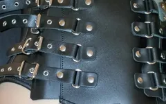 Anal in Leather Harness