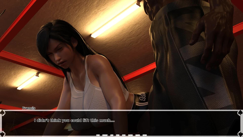 Dirty GamesXxX: Tifa's Dark Heaven: Asian Chick with Huge Tits Stretching Herself...
