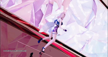 3D-Hentai Games: Gfriend - Mago Ahri Kda striptis panas 4k 60fps