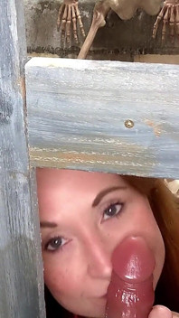 Sucking off the Prison Guard