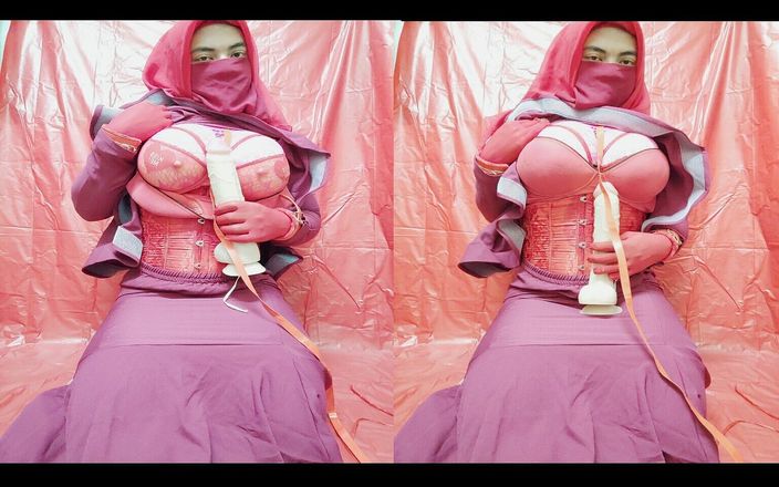 Elisya HijabDoll: Elisyahijabdoll deel 8 pik harde lul masturberen cumshot