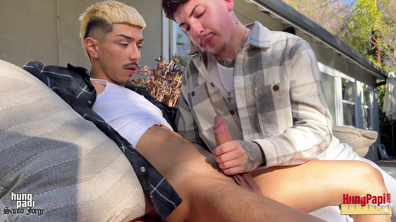 Hung Papi: Трахаю Dl Homie без презерватива, Эдди Бланко спаривается с Санто-Хорхе