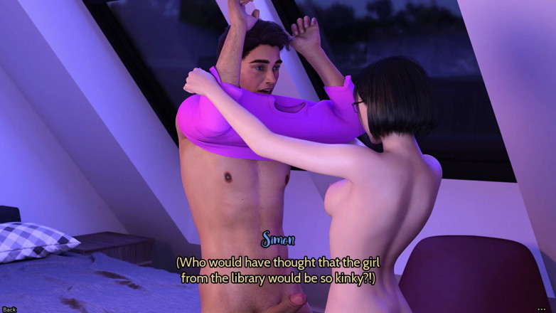 3D Cartoon Porn: Fresh Women 14 - Simon &amp; Chloe Mutual Masturbation Then Standing &amp; Cowgirl Sex