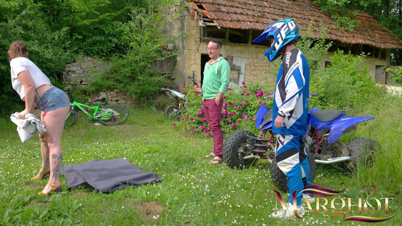 Sexy Marghot: Quad Bike Reward - They Fuck My Ass on a Sheet...