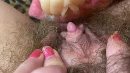 Cuteblonde666: Hardcore clitoris orgasm closeup