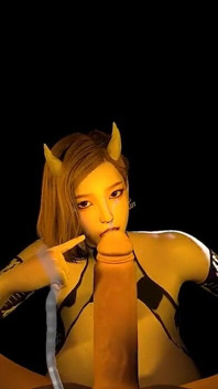 乳を産む大きな胸を持つ牛の女の子と胸を交わす