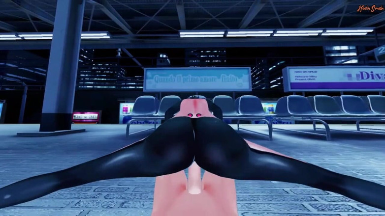 Hentai Smash: Drăguța Vtuber Roboco este umplută cu spermă de la pov -...