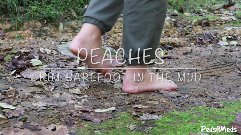 PedsRMeds: Peaches Kim Barefoot in the Mud