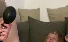 Sub gets her pussy fisted until she can't anymore