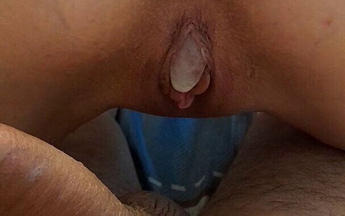 Audrey: Quickie and Juicy Creampie. Cum Dripping Close-up 18