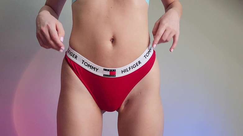 petitesubkitten: セクシーパンティ試着着