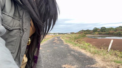 megu2002: 自主トレーニング No33 街道沿いでお漏らし散歩