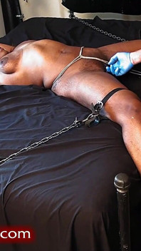 Dildo-hitachi fick-bondage
