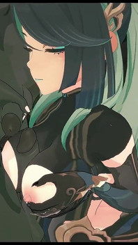 Genhin Impact - Xianyun anhela una gran polla negra después de aburrirse de la polla promedio - animación hentai en 3d