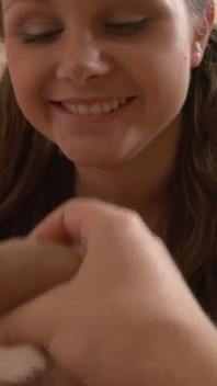 Sexy teen with small tits gets anally screwed
