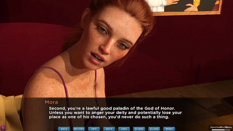 Johannes Gaming: Голий свідок No6 Мора смокче хороший поцілунок.