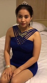 Johntronx - Lovely Babe in an Evening Dress and High Heels Gets Creampied