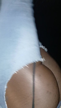 Walking at Night with Booty Cheeks Out