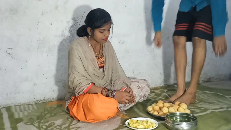 Vija: Eu gostei de comer Pani Puri e depois disso eu...