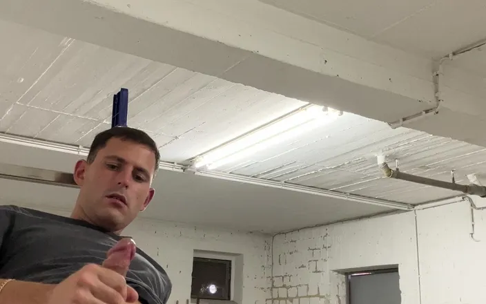 Twinkboy82: Handsome German Boy Jerks off in the Storage Room at...
