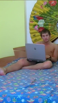 Young Beauty Jerks off Her Boyfriend on Bed