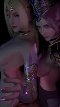 Queen and Princess Seducedance - Hentai 3D Uncensored V255
