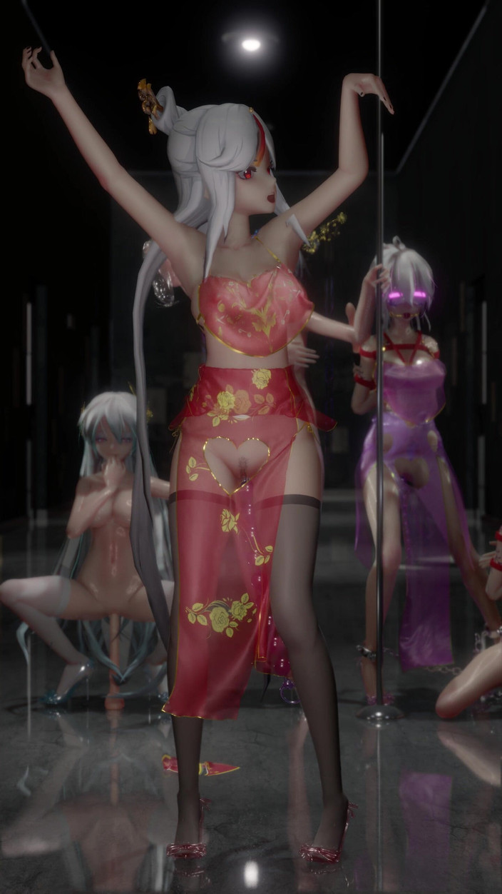 MikuMotion: [mmd] pemeluwapan sutera hitam, lagu cinta Taoyuan, cheongsam gaya kuno...