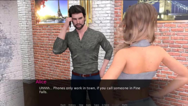 Visual Novels: Cae de pino parte 4