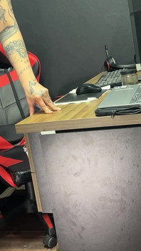 Camila Vegas Di Kantor Dengan BBC Raksasa Saya - Hampir Tertangkap