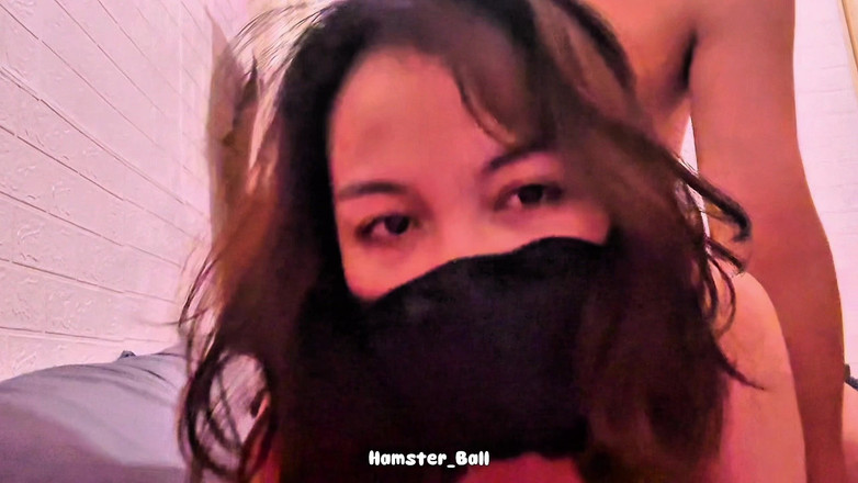 Hamster_Ball: Malajská dívka sténá, zatímco je ošukaná zezadu jejím tinder přítelem