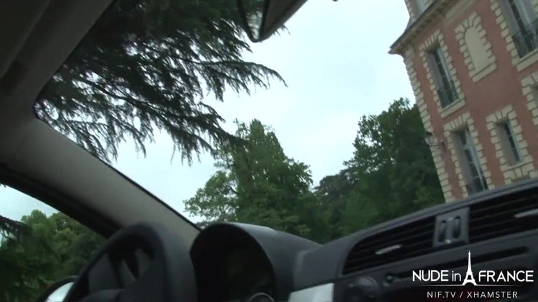 Nude in France: Busty amateur french blonde cannot afford the taxi and gives...