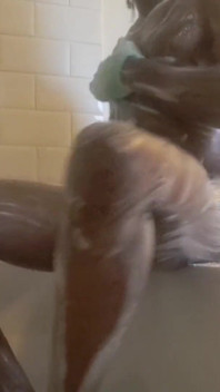 Nata4sex in bath teasing stroking my cock