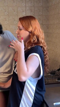 Lesbian Stepcousins menghisap pepek untuk Sarapan Pagi