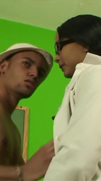 Shemale teacher gets her ass fucked