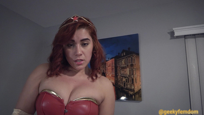 Geeky Femdom: ワンダーウーマン JOI 凝視エンチャントレス・サーリエ