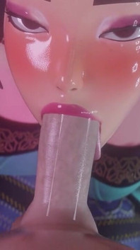 [Łowcy demonów kpop] Zoey niechlujny obciąganie animacja 3D