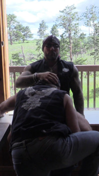 Jason Collins two bikers in the mountains!